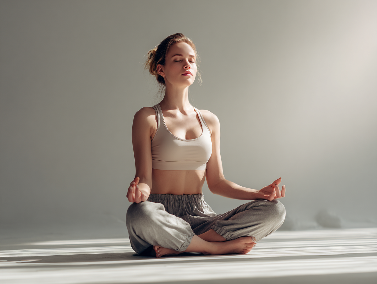 Grupa osób medytujących w spokojnej atmosferze
